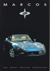 Mantara V8 Spyder & Coupé, 8 page glossy brochure, about 1995, English language