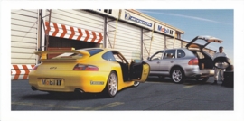Cayenne and 911 GT3,  foldcard, 2005, WVK 409 800 05