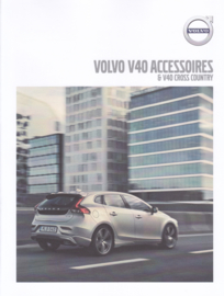 V40/V40 Cross Country accessories brochure, 4 pages, MY18, 07/2017, Dutch language