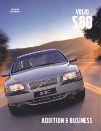 S80 Addition & Business brochure, 8 pages, 9/2001, Swedish language