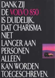 850 Sedan & Estate brochure, 4 pages, 1995, Dutch language
