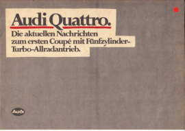 quattro Press comments brochure, 16 pages, 10/1980, German language