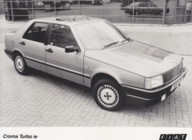 Fiat Croma Turbo i.e., press photo, UK, 10/1986