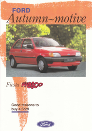 Fiesta Fresco leaflet, 2 pages, 10/1991, English language, UK