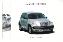 Chrysler PT Cruiser, A6-size postcard, NAIAS 2000, English