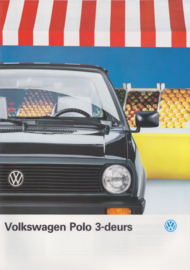 Polo 3-door brochure, A4-size, 20 pages, 08/1988, Dutch language