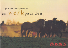 Commercial car range brochure, 24 pages, 1998, Dutch language