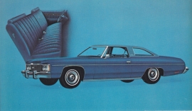Impala Custom Coupe,  US postcard, standard size, 1974