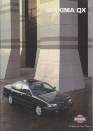 Maxima QX Sedan brochure, 36 pages, 9/1997, German language