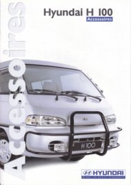 H100 Van accessories brochure, 6 pages, about 1998, Dutch language