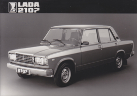 Lada 2107 Sedan, press photo, Belgium, 1986