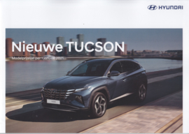 Tucson prices and specs. brochure, 20 pages, 01/2021, Dutch language