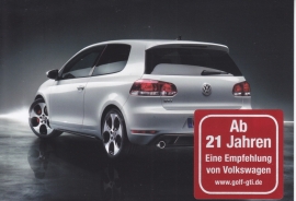 Golf GTI, A6-size postcard, German, 2012