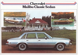 Malibu Classic 3 models 1979, 2 pages, export, Dutch language