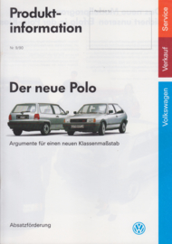Polo Produkt Information Internal brochure, A4-size, 32 pages, German language, 07/90