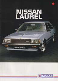 Laurel Sedan model brochure, 16 pages, c1985, Dutch language