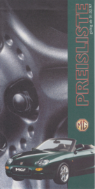 F 1.8i Convertible price folder, 4 small pages, 02/1997, German language