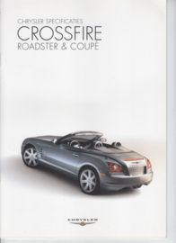 Crossfire Roadster & Coupe brochure, 24 + 12 pages, 10/2005, Dutch language