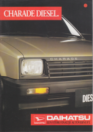 x Charade Diesel folder, 6 pages., about 1984, A4-size, Dutch language