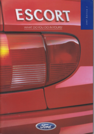 Escort model range UK brochure, 70 pages, 04/1997, English language