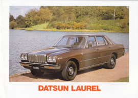 Laurel Sedan brochure, 12 pages, Dutch language, 07/1978