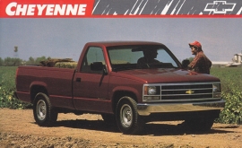 Cheyenne Pickup,  US postcard, large size, 19 x 11,75 cm, 1989