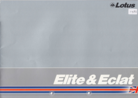 Elite 2.2 & Eclat 2.2 brochure, 10 pages, DIN A4-size, factory-issued, 1982, English language