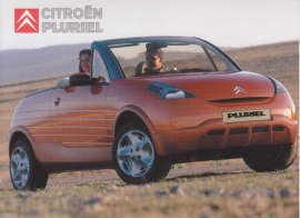 Citroën Pluriel, sticker, 10 x 13,5 cm