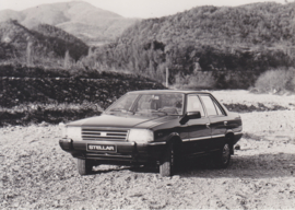 Hyundai Stellar 4-Door GSL Sedan, press photo, Belgium, 1984