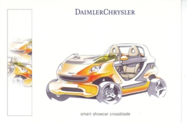 Smart Crossblade show car, A6-size postcard, Geneva 2001