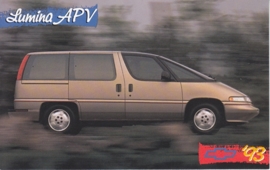 Lumina APV, US postcard, standard size, 1993