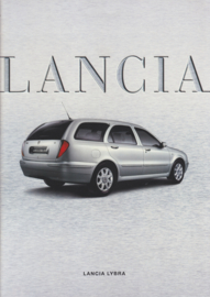 Lybra Sedan & Estate brochure, 16 pages, 2002, Dutch language