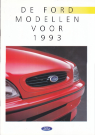 Program brochure, 20 pages (A4), 1993, Dutch language