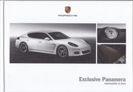 Panamera Exclusive brochure, 60 pages, 01/2014, hard covers, German