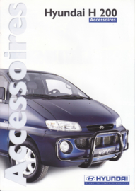 H200 Van accessories brochure, 6 pages, about 1998, Dutch language