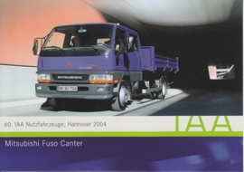 Mitsubishi Fuso Canter, A6-size postcard, IAA Hannover 2004