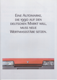 Yugo Florida & Cabrio & 60/65 model range, 16 pages, A4-size, German language, about 1990
