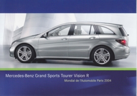 Mercedes-Benz Grand Sports Tourer Vision R, A6-size postcard, Paris 2004