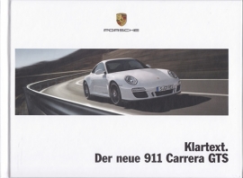 911 Carrera GTS brochure, 64 pages, 06/2010, hard covers, German