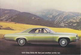 Delta 88, postcard, USA, 1972