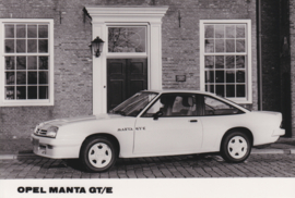 Opel  Manta GT/E, press photo, Dutch, 02/1983