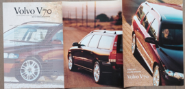 V70 large introduction folder, 6 pages, 2000, Swedish language