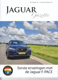Jaguar & Daimler owners club magazine,  A4-size, 76 pages, Dutch language, issue 5 (2016)