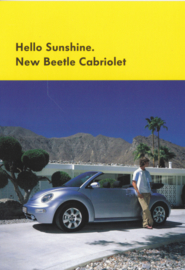 New Beetle Cabriolet postcard, factory-issue, Germany, English text, 2003