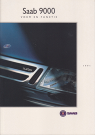 9000 "Form & function" brochure, 100 pages, 1991, Dutch language, # 255141
