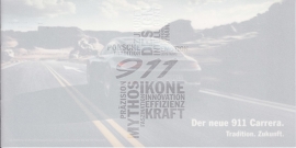 911 Carrera new model (991 II) brochure, 12 small pages, 2015, German
