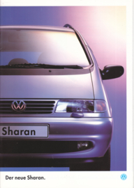 Sharan brochure, A4-size, 28 pages, German language, 06/1995