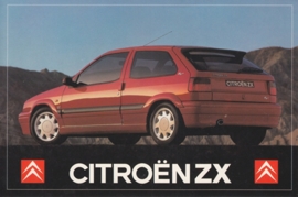 Citroën ZX, sticker, 15 x 10 cm