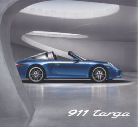 911 Targa brochure, 6 pages, about 2015, Dutch language