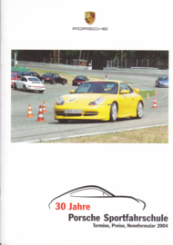 Sportfahrschule brochure, 16 pages, 02/2004, German language